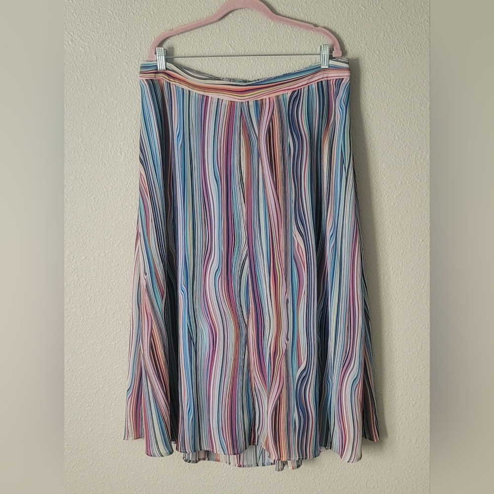 Painterly Lines Summer Skirt